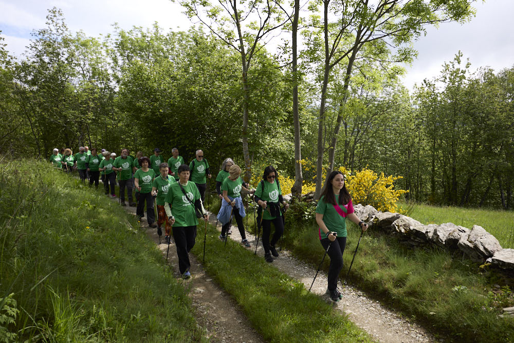 Marxa nòrdica en l'Activa't a la Natura