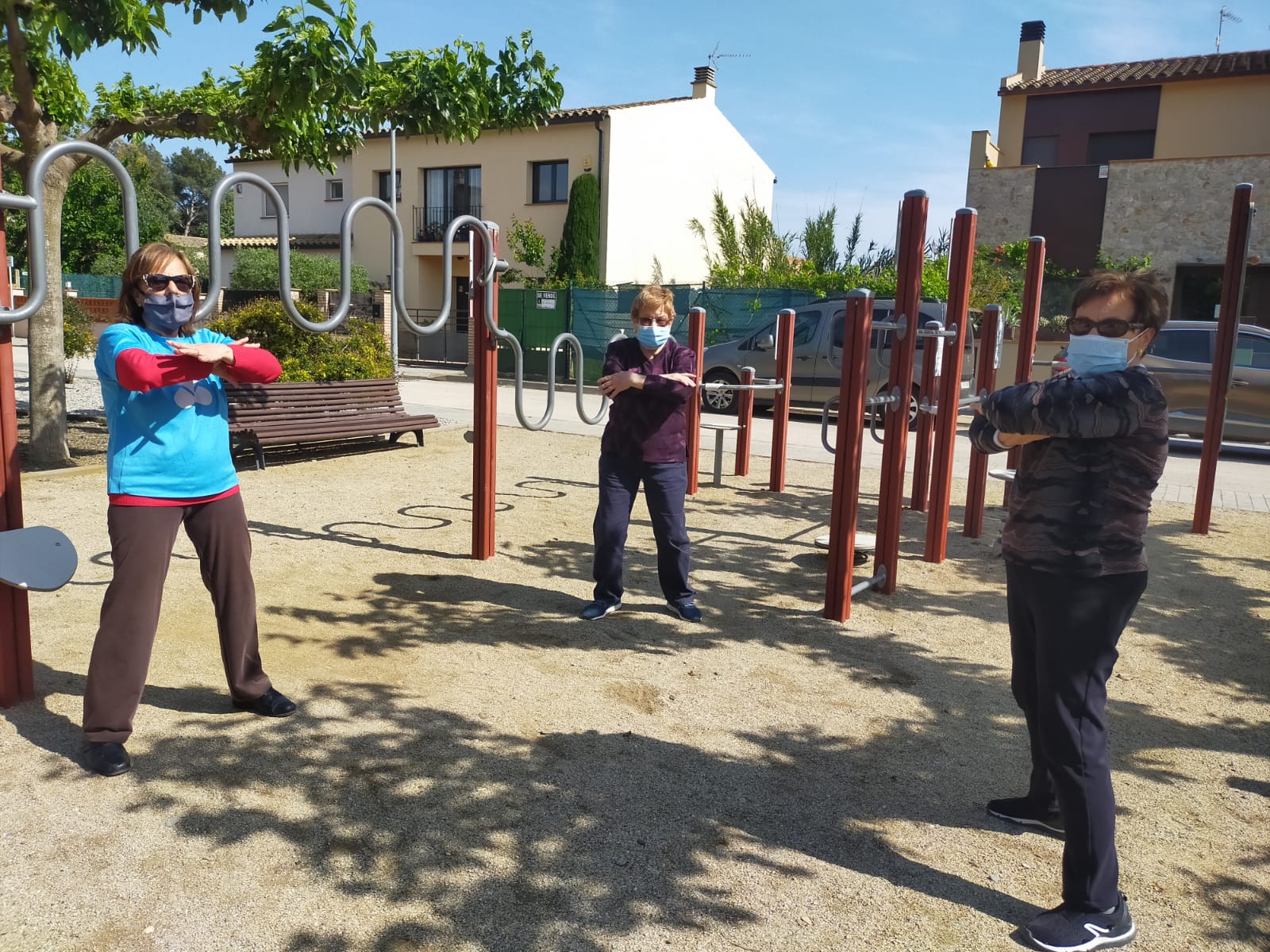 Sessió d'exercici físic a Borrassà