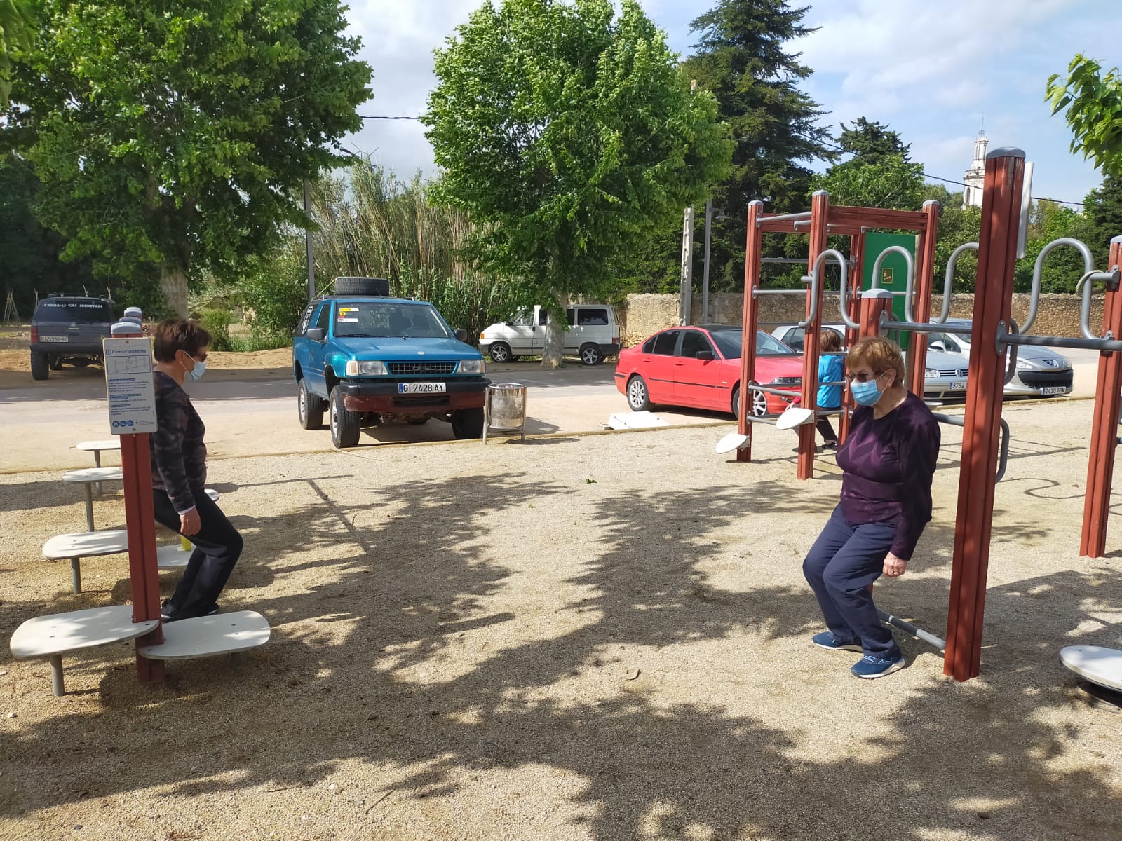 Sessió d'exercici físic a Borrassà