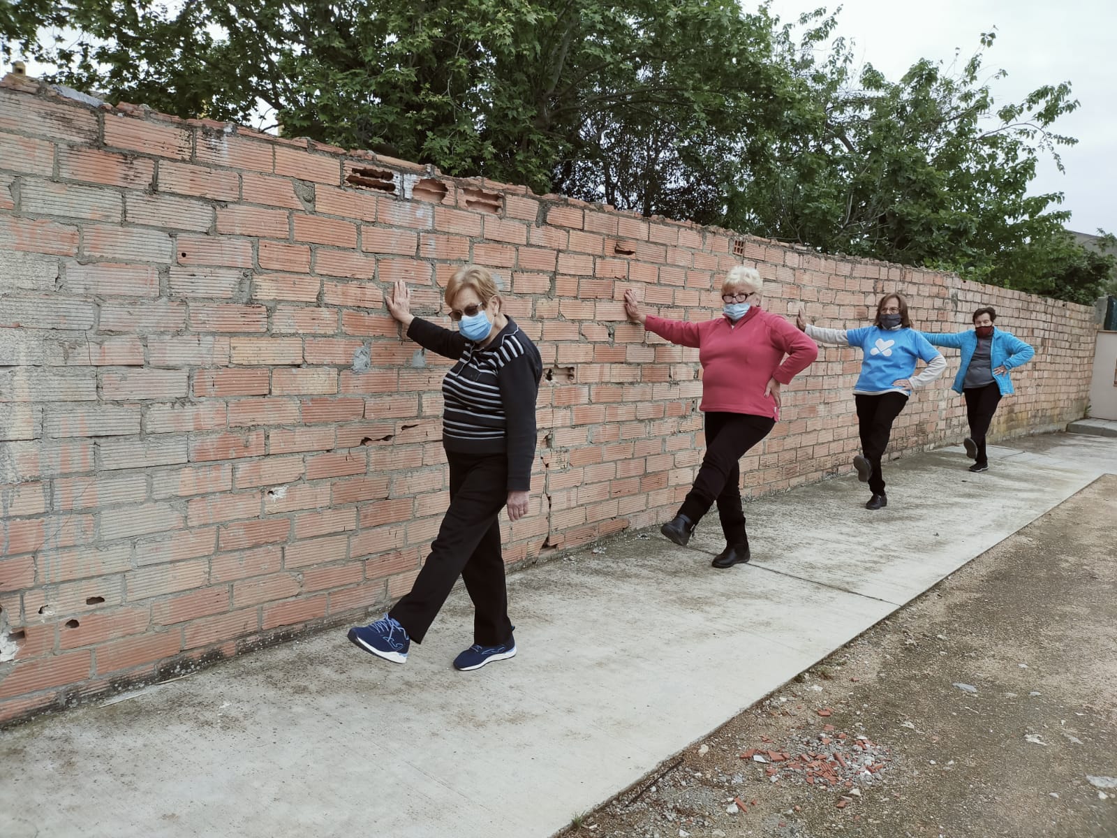 Sessió d'exercici físic a Borrassà