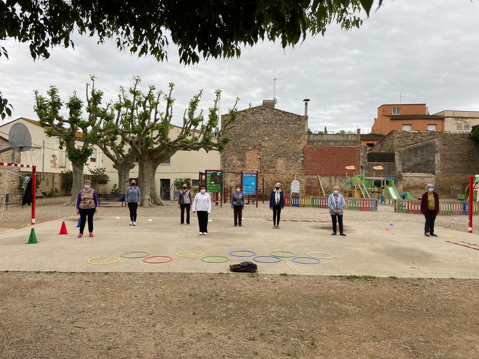 Sessió d'exercici físic a Cabanes