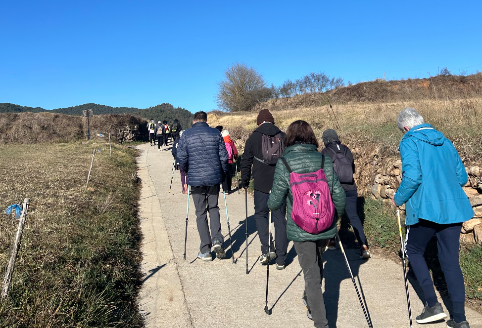 Marxa nòrdica per la via verda de Campdevànol-Ripoll