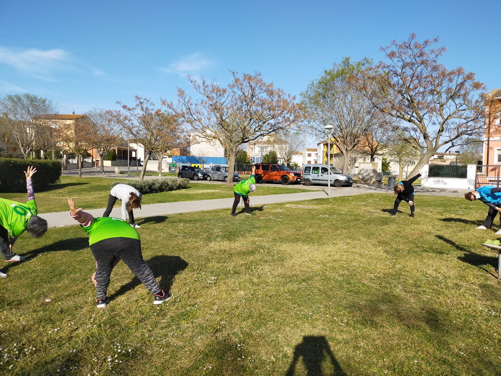 Sessió d'exercici físic a Castelló d'Empúries