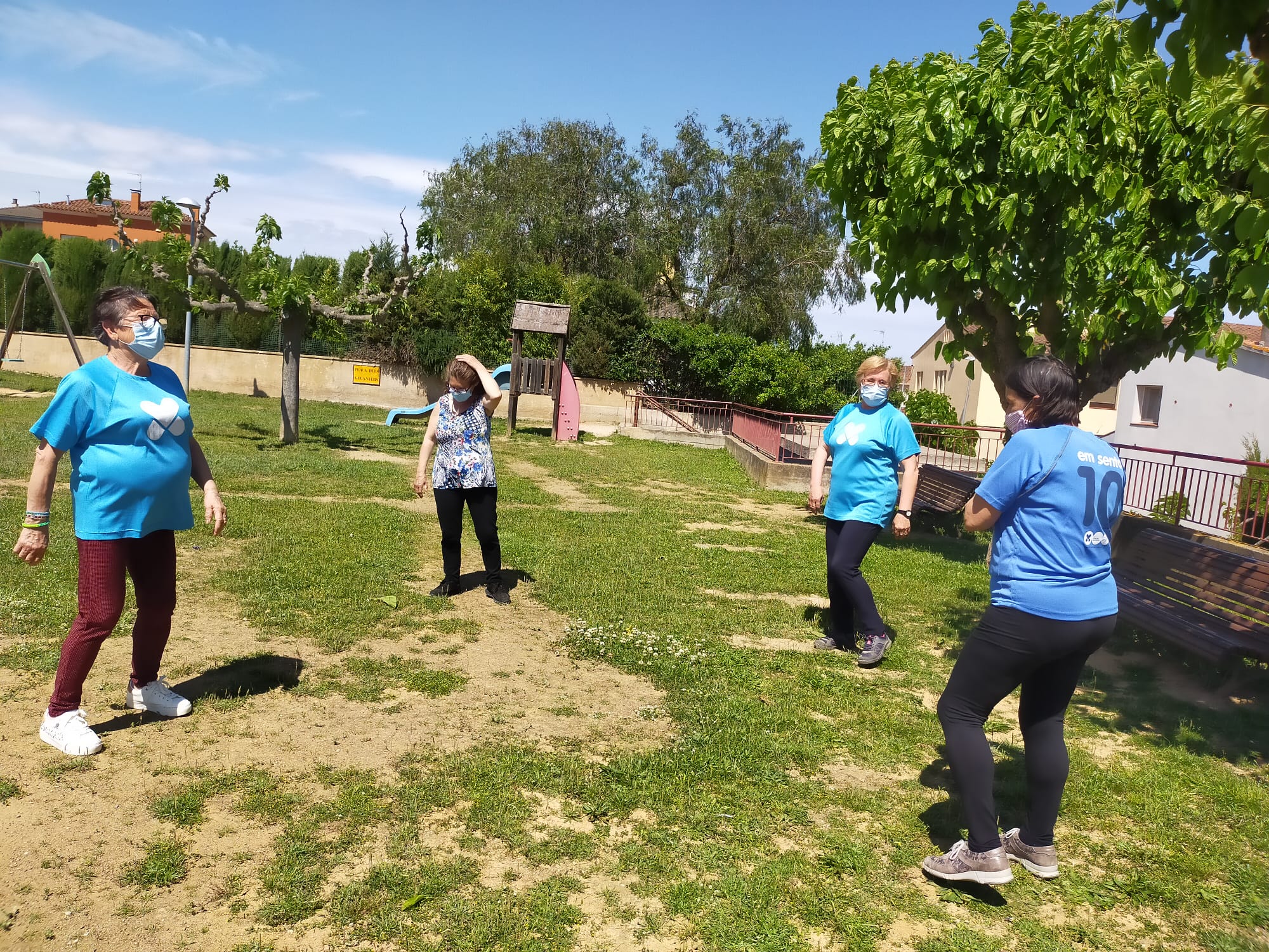 Sessió d'exercici físic a Corçà