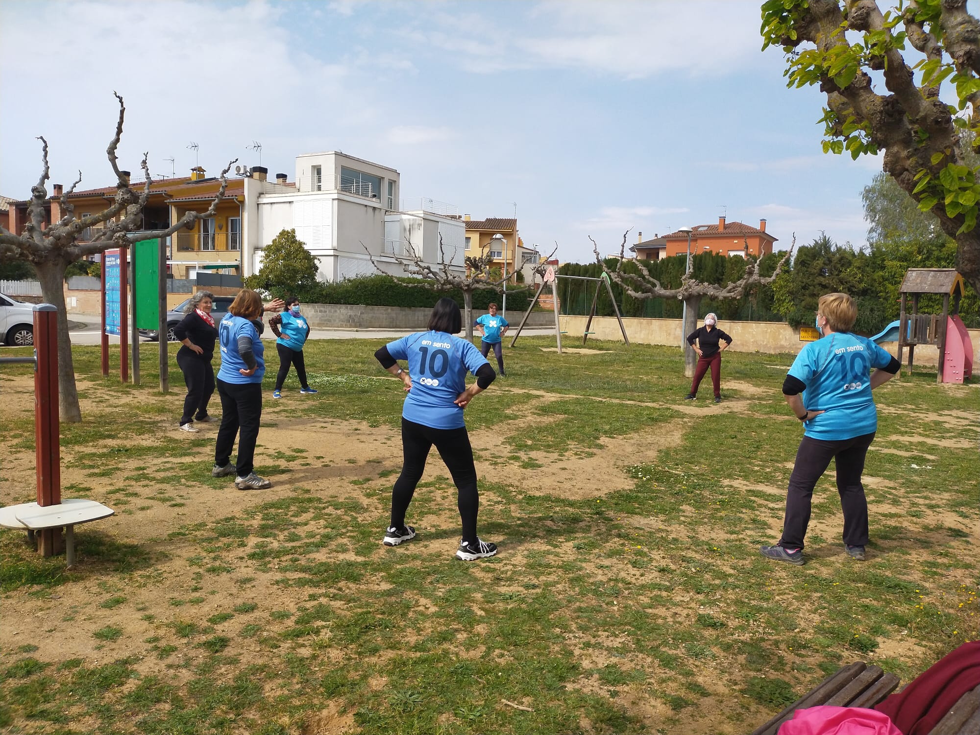 Sessió d'exercici físic a Corçà