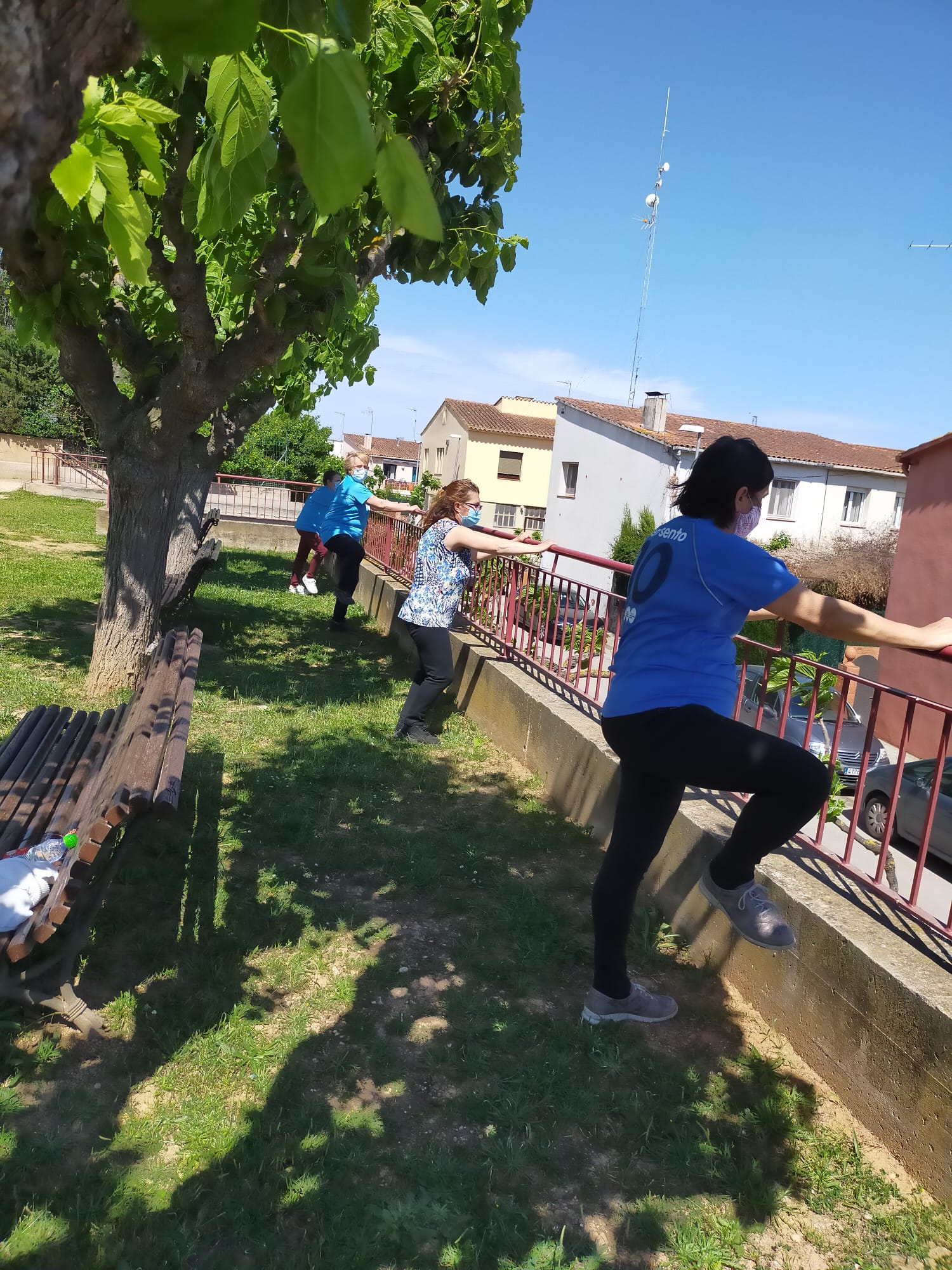 Sessió d'exercici físic a Corçà