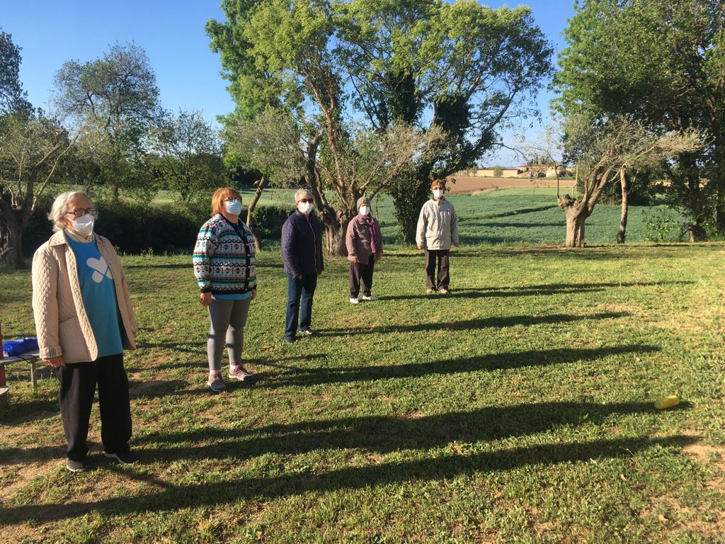 Sessió d'exercici físic a El Far d'Empordà