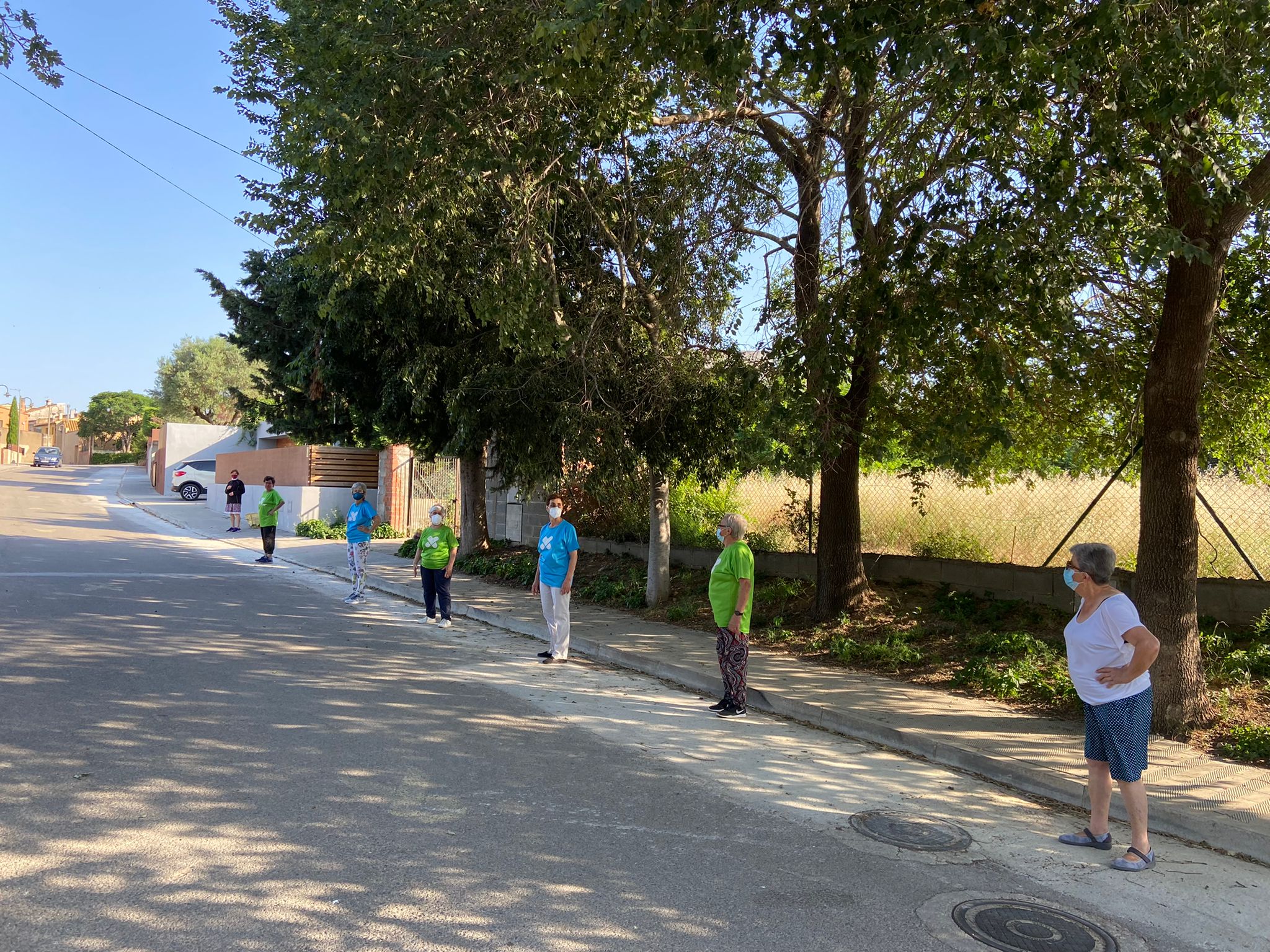 Sessió d'exercici físic a El Far d'Empordà