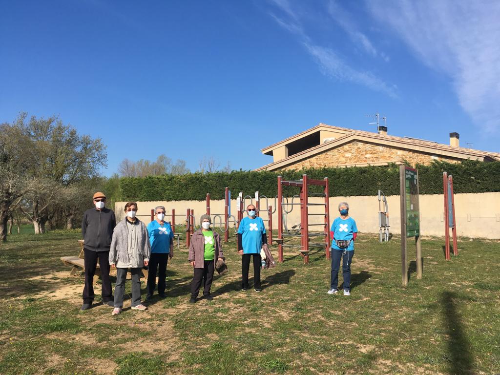 Sessió d'exercici físic a El Far d'Empordà