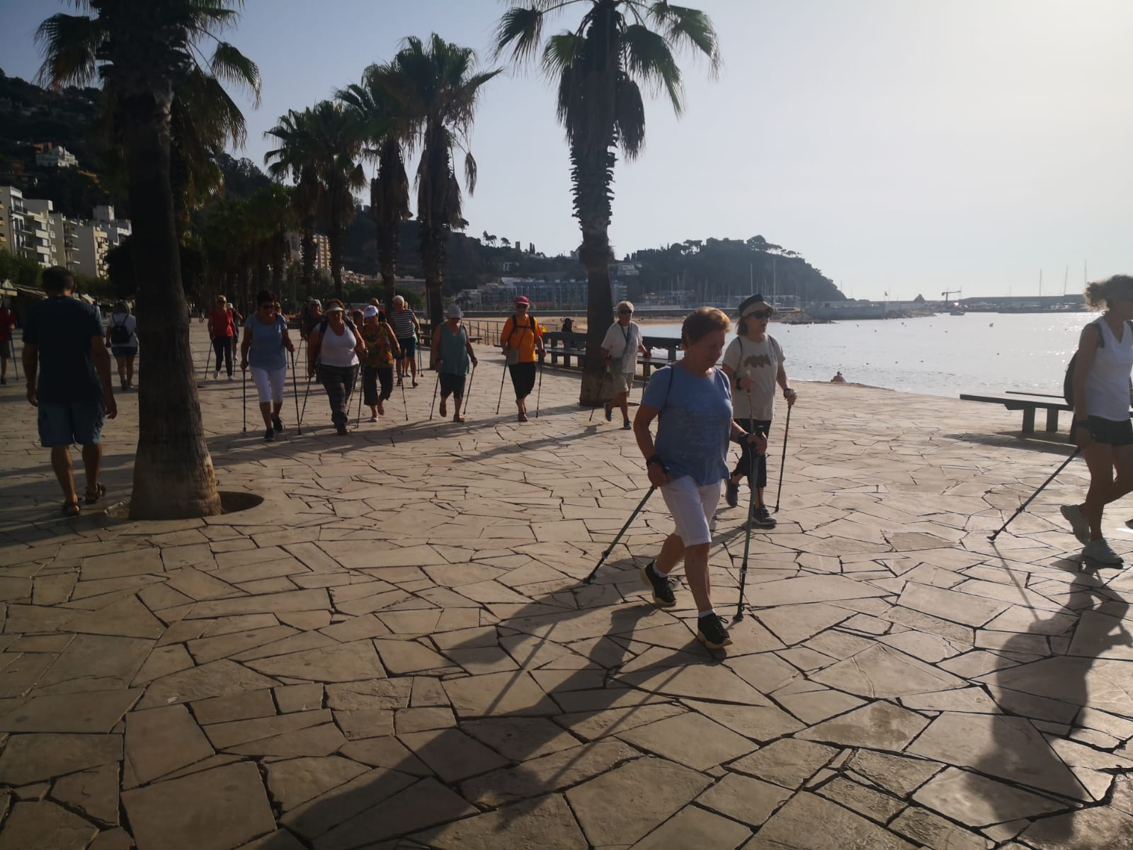Marxa nòrdica a Blanes