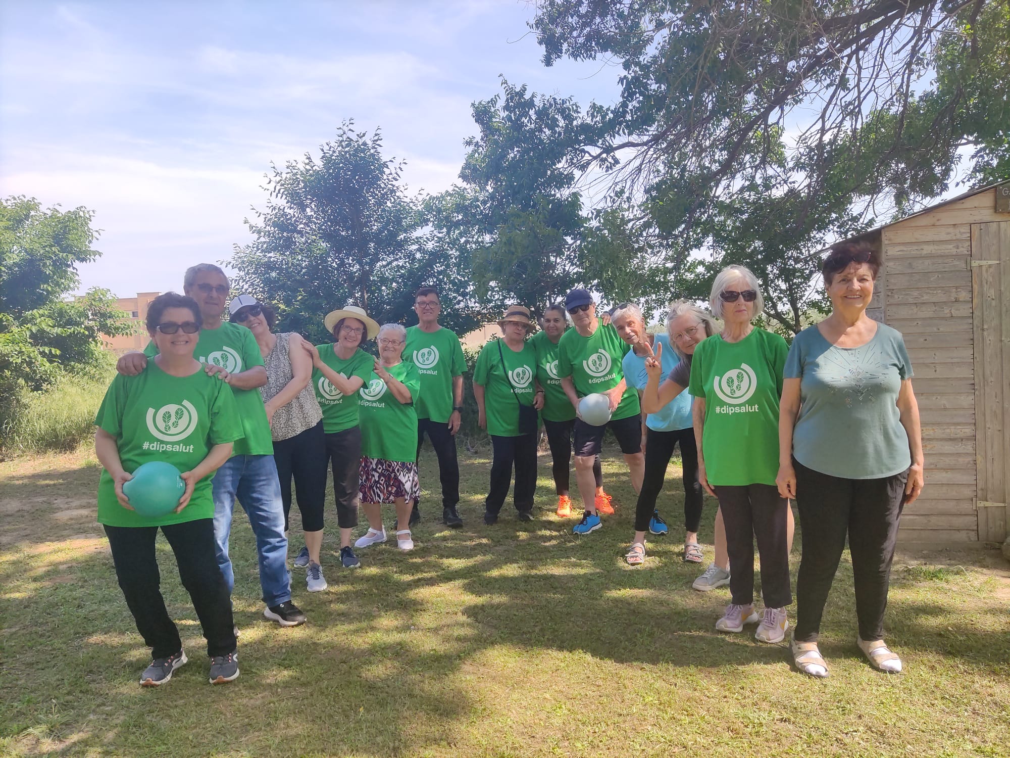 Sessió d'exercici físic a Garriguella