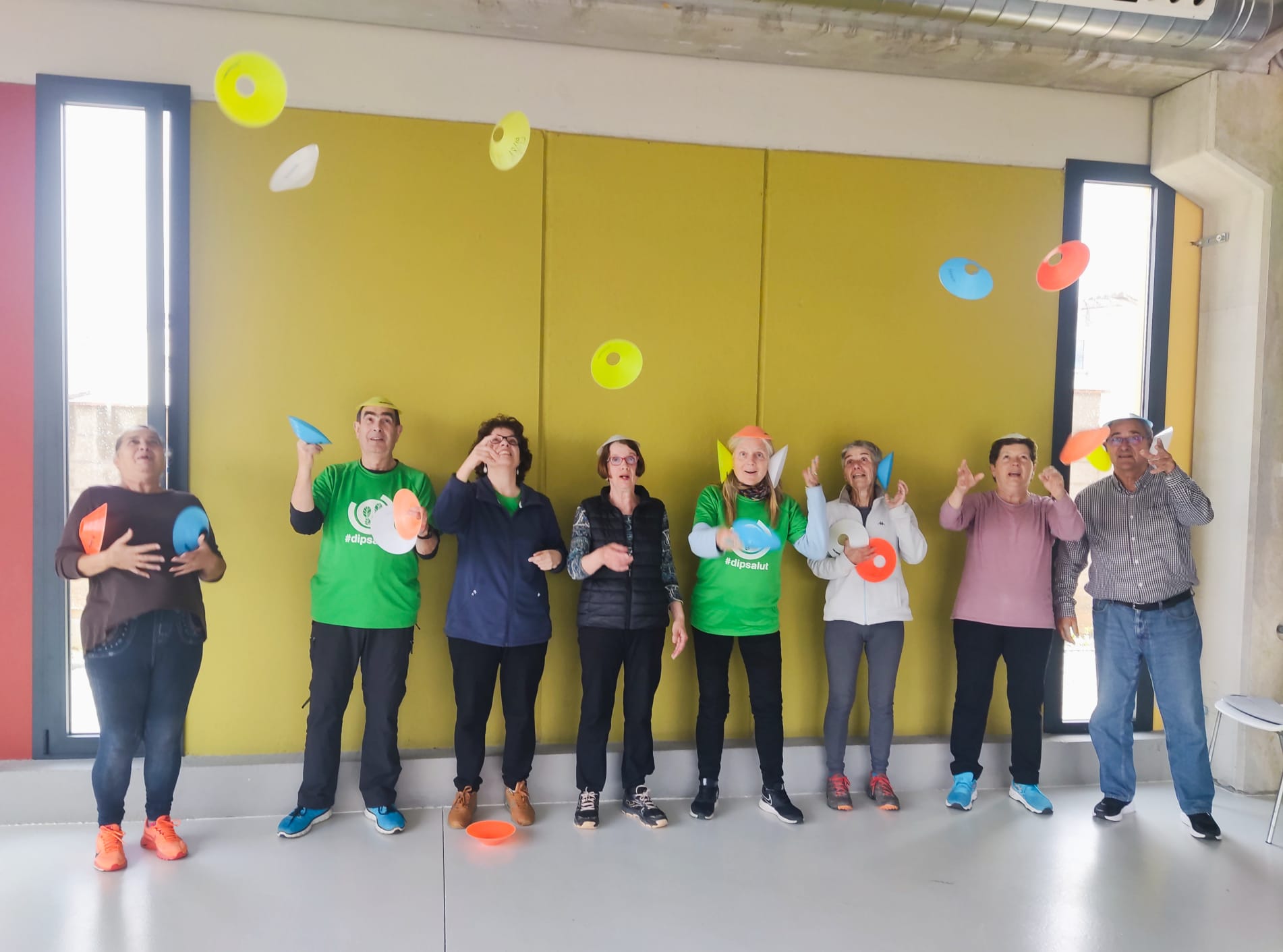 Sessió d'exercici físic a Garriguella