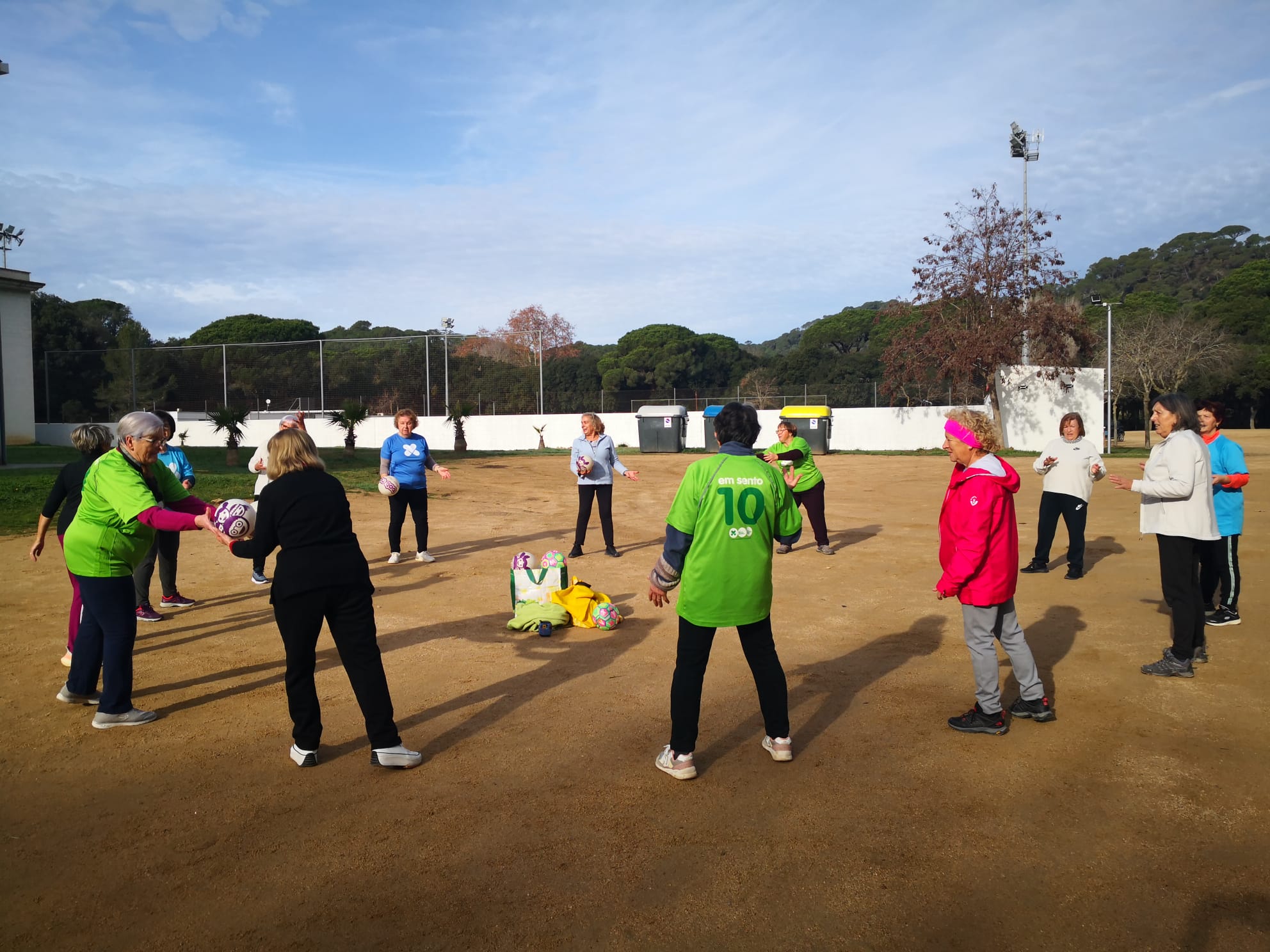 Exercicis en rotllana