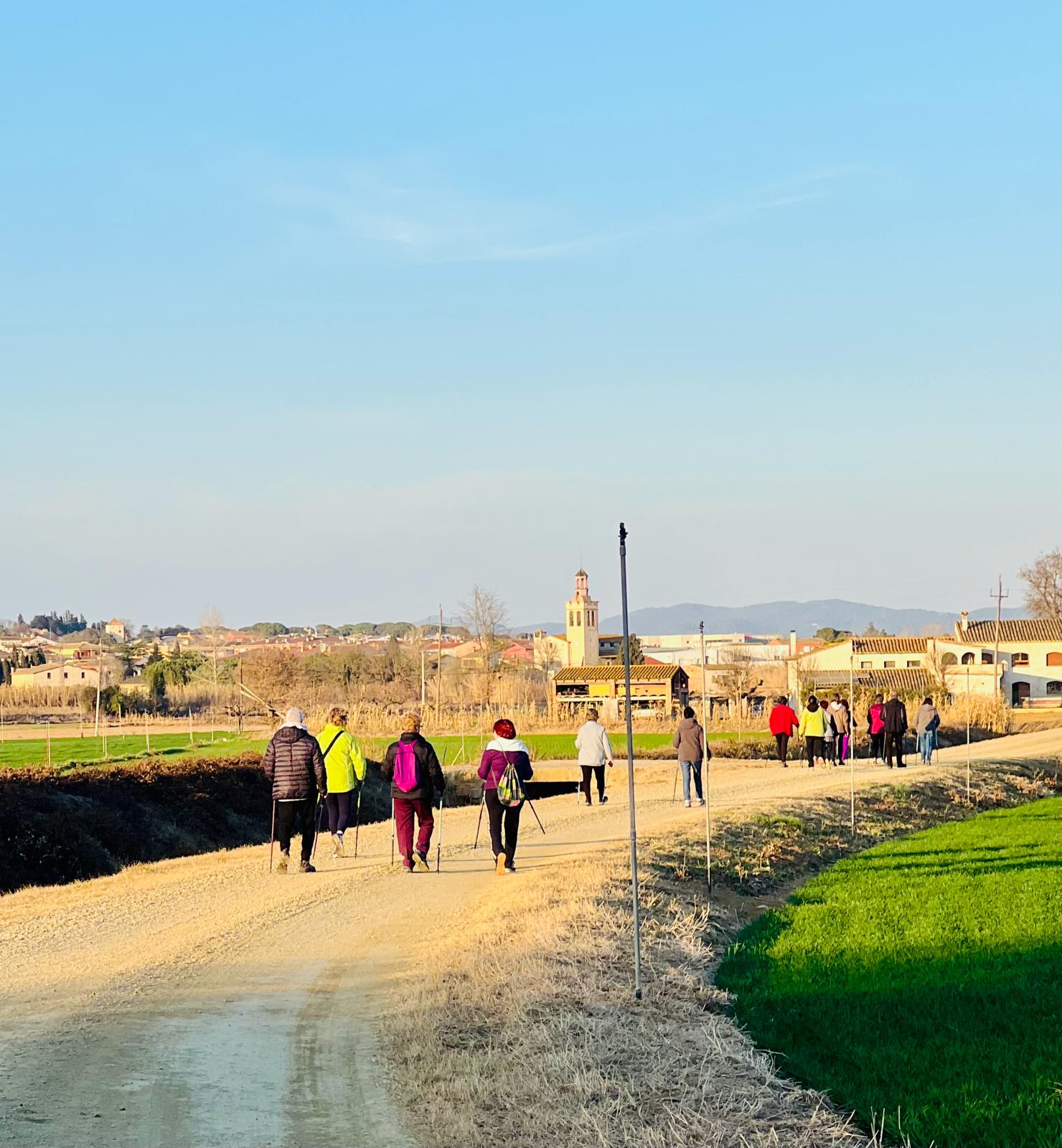 Marxa nòrdica a Rudellots