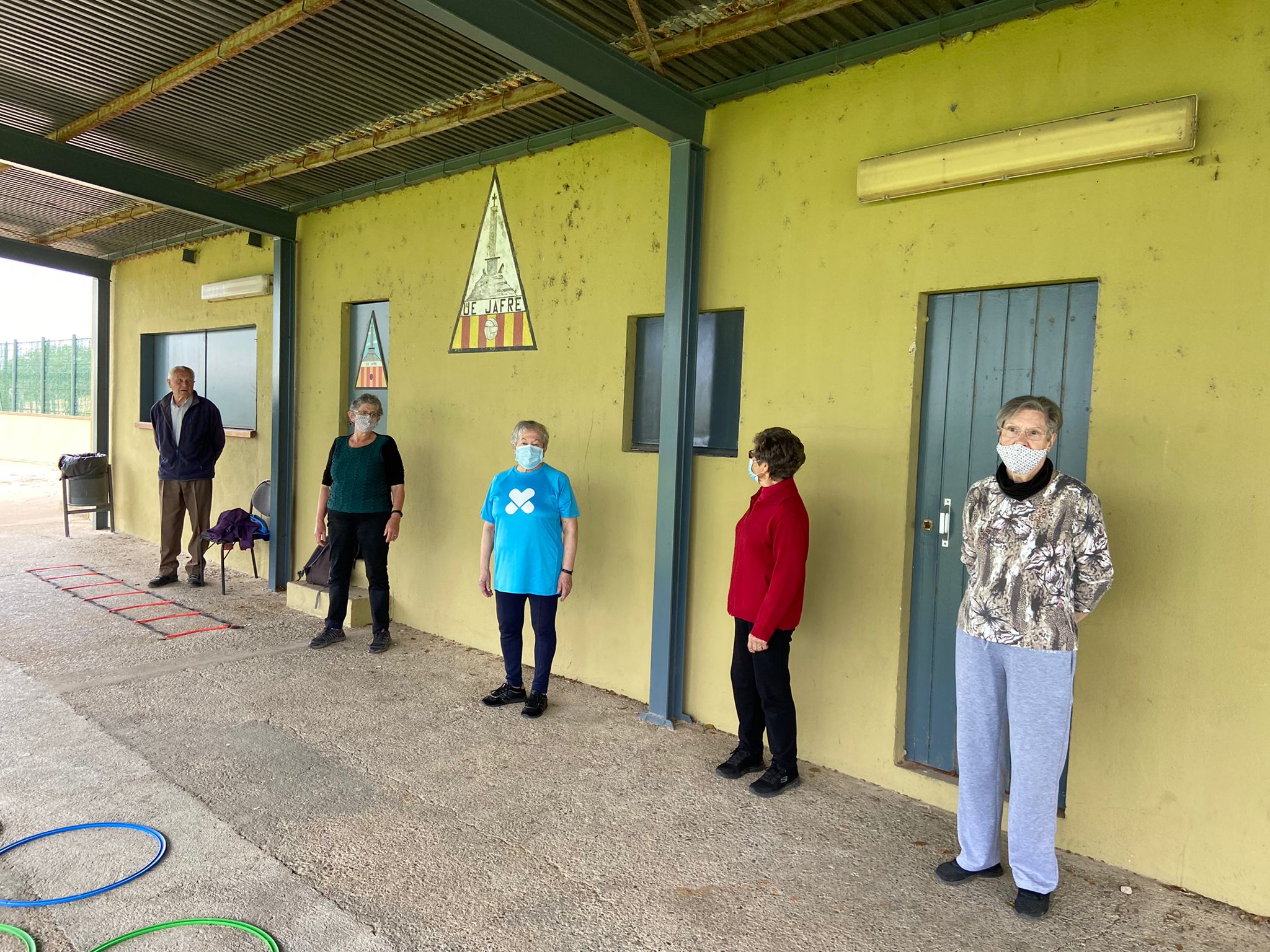 Sessió d'exercici físic a Jafre