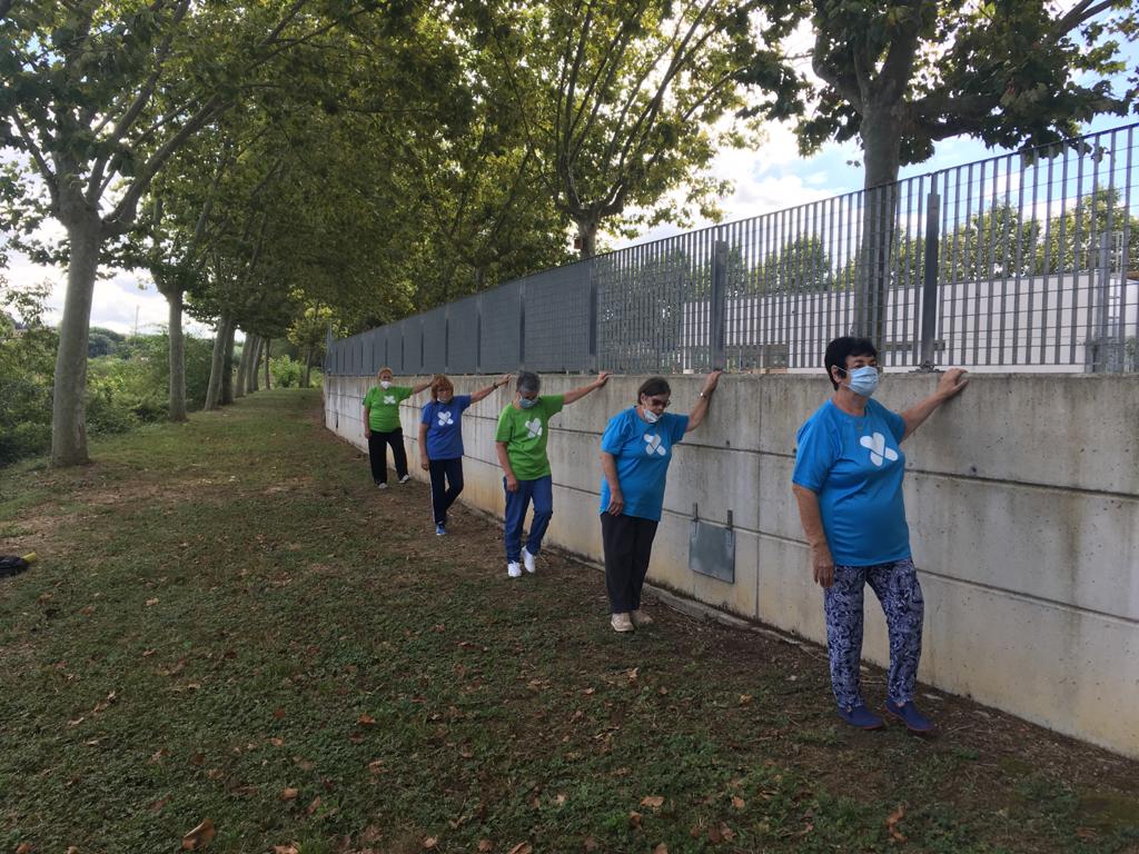 Sessió d'exercici físic a La Pera