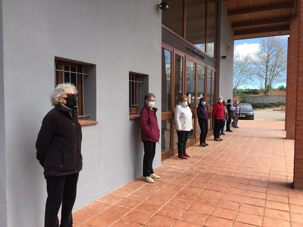 Sessió d'exercici físic a La Pera