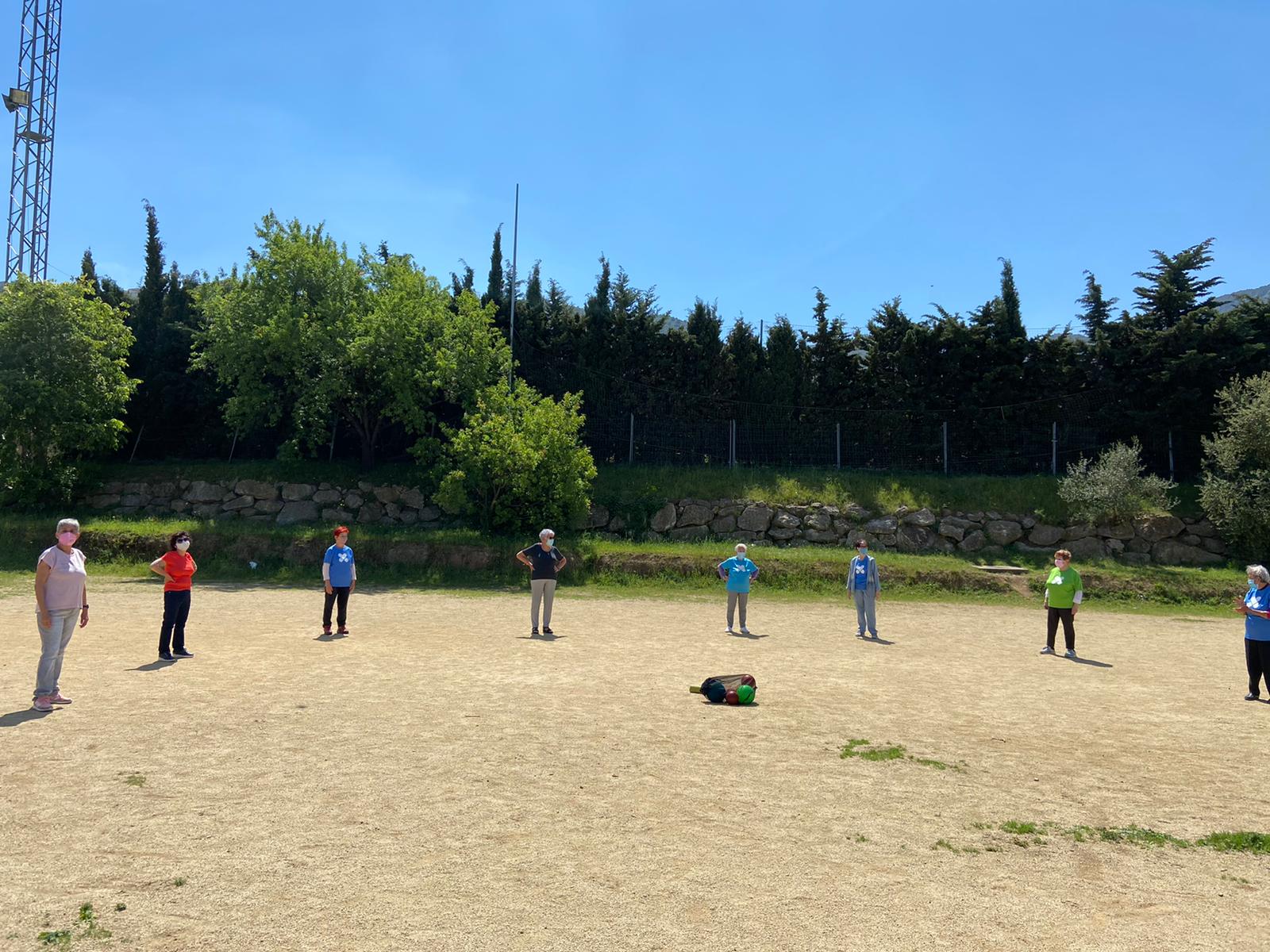 Sessió d'activitat físic a Llançà