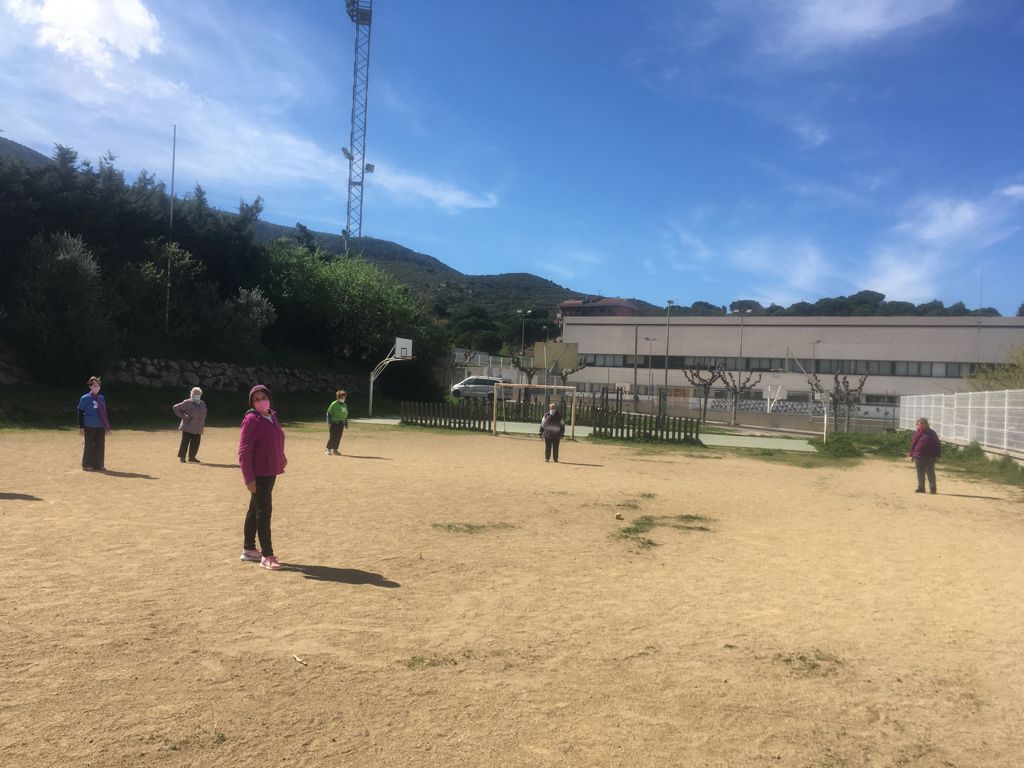 Sessió d'activitat físic a Llançà