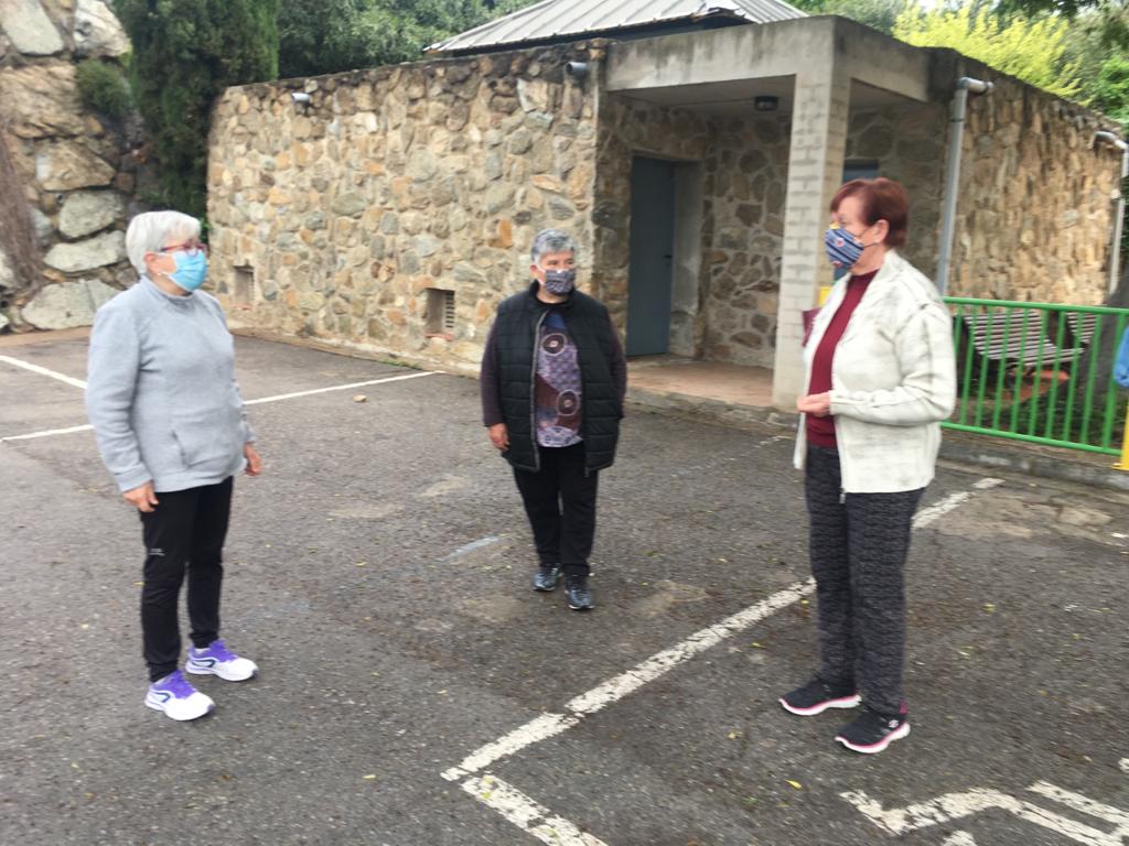 Sessió d'exercici físic a Palau-Saverdera