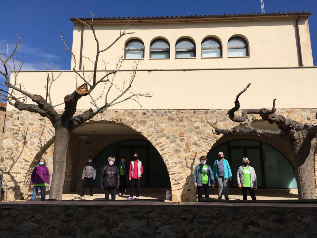 Sessió d'exercici físic a Pau