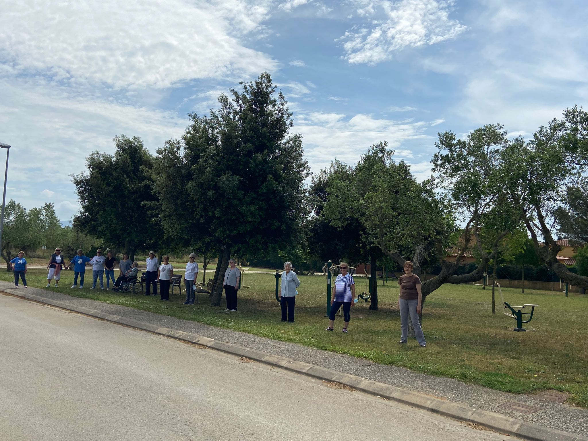 Sessió d'exercici físic a Peralada