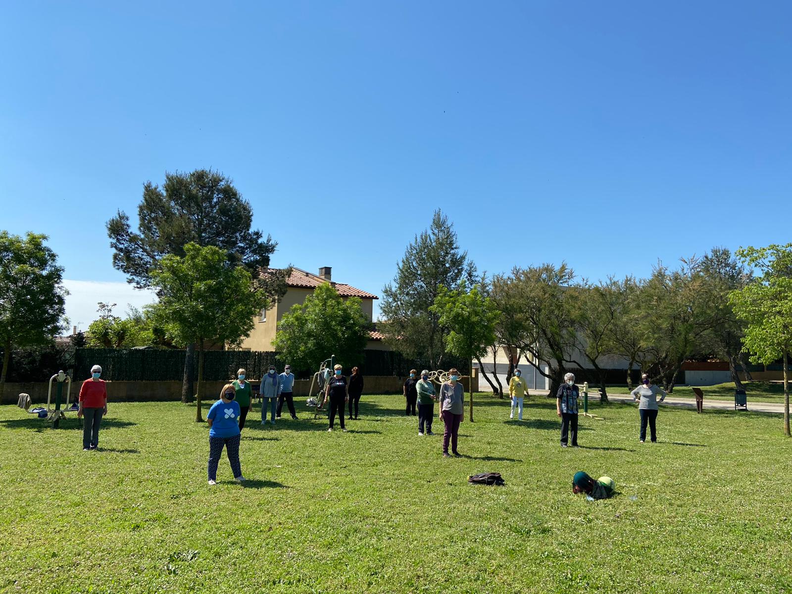 Sessió d'exercici físic a Peralada