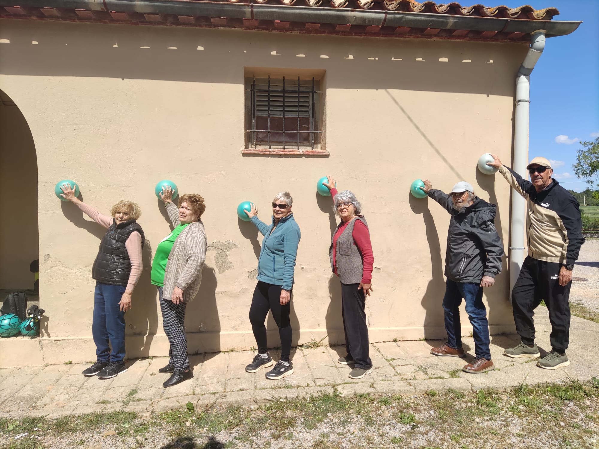 Sessió d'exercici físic a Pontós