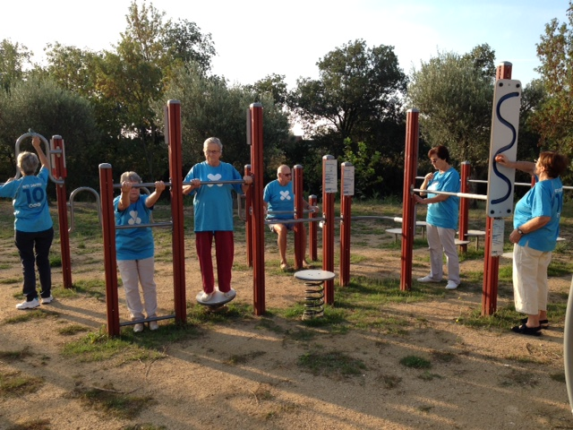 Sessió d'exercici físic a El Far d'Empordà