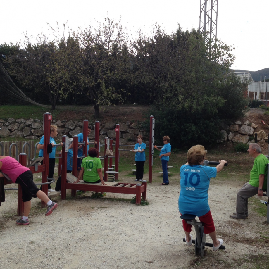 Sessió d'exercici físic a Llançà