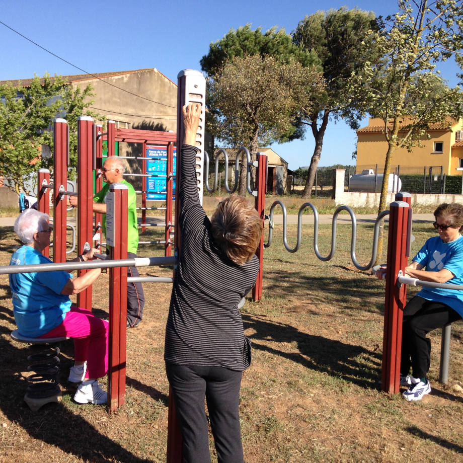 Sessió d'activitat físic a Viladamat