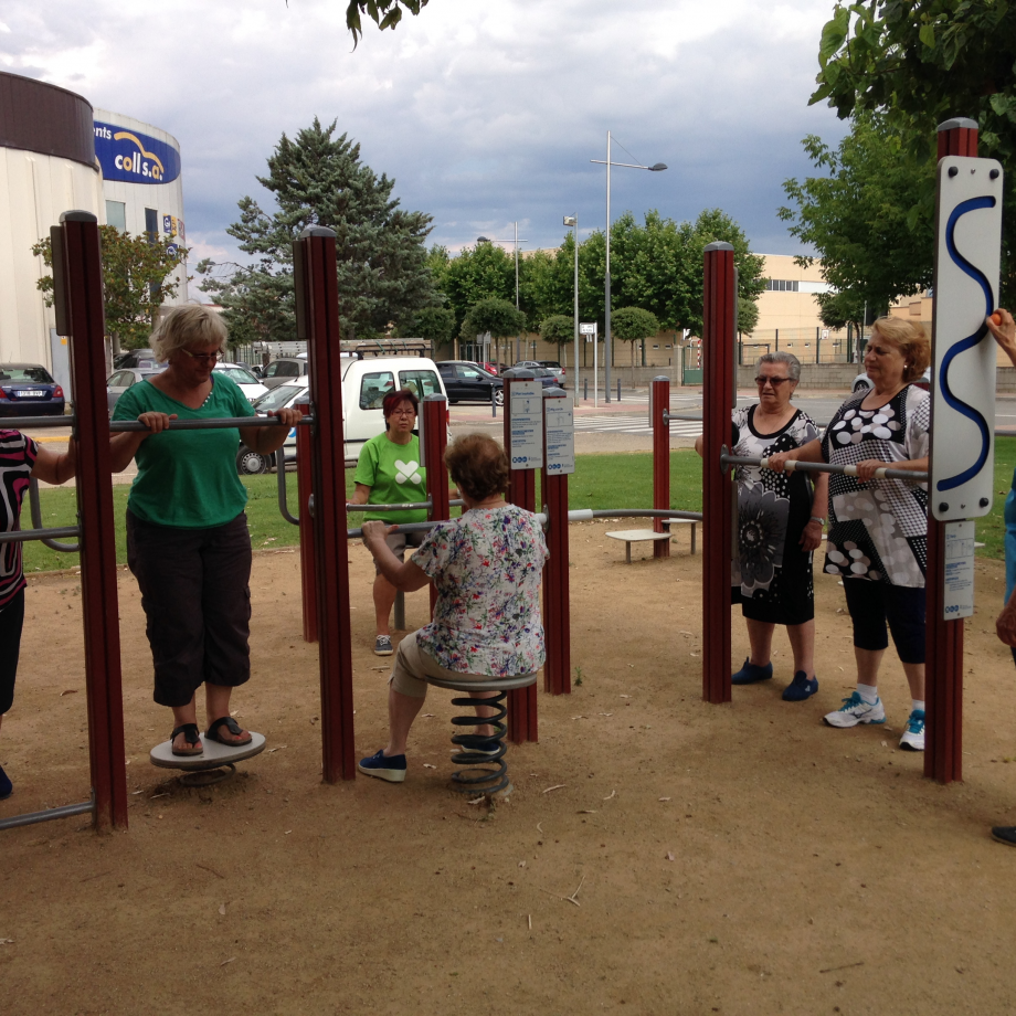 Sessió d'exercici físic a Vilamalla