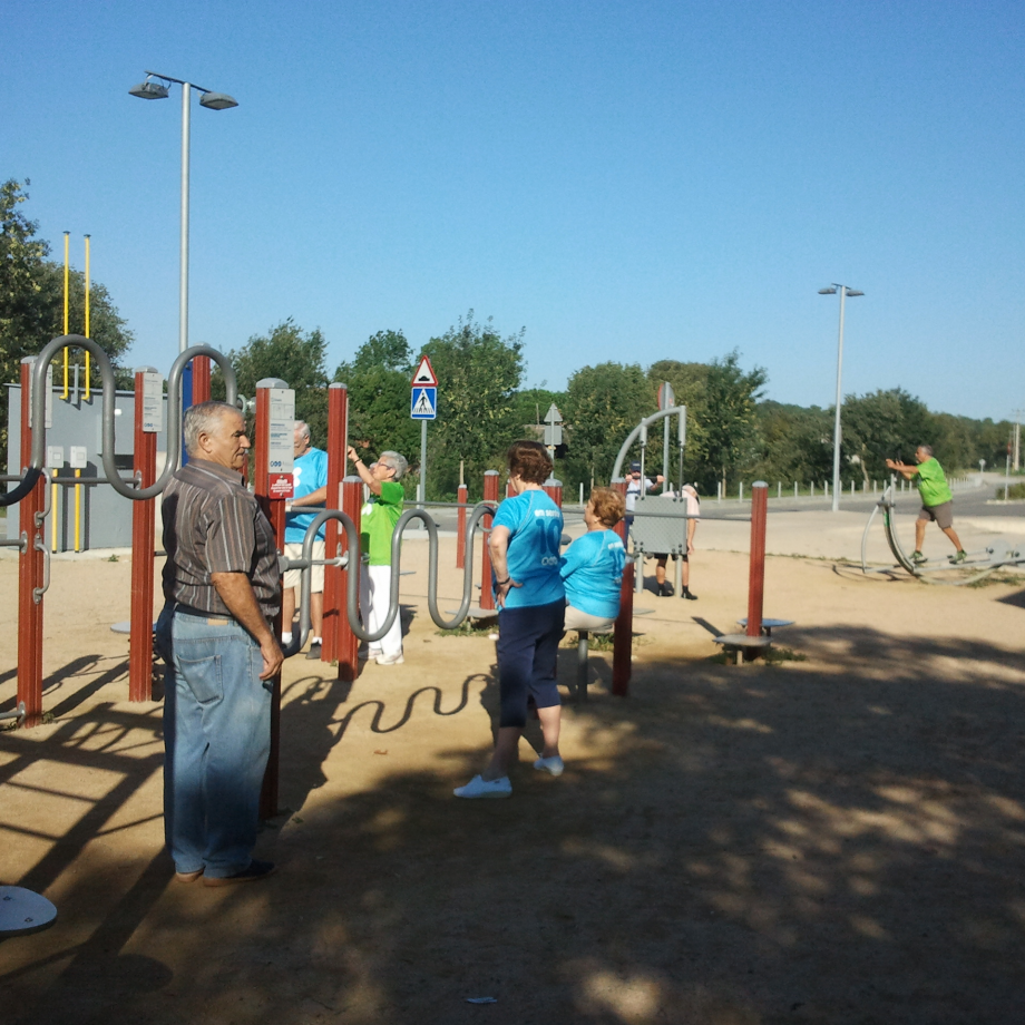 Sessió d'exercici físic a La Bisbal d'Empordà