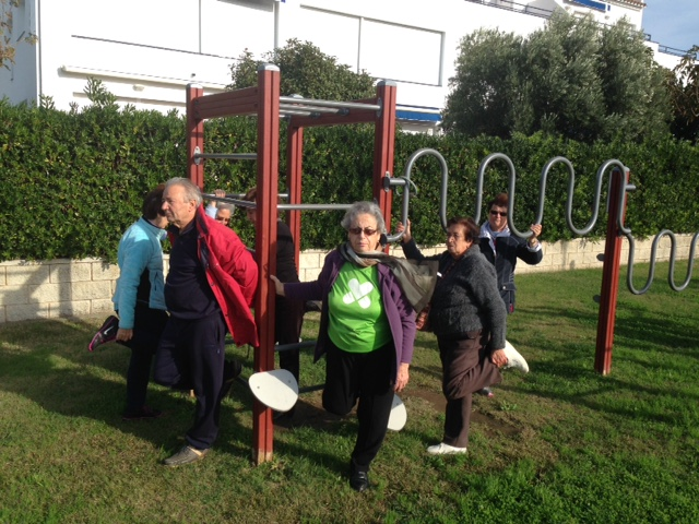 Sessió d'exercici físic a Llançà