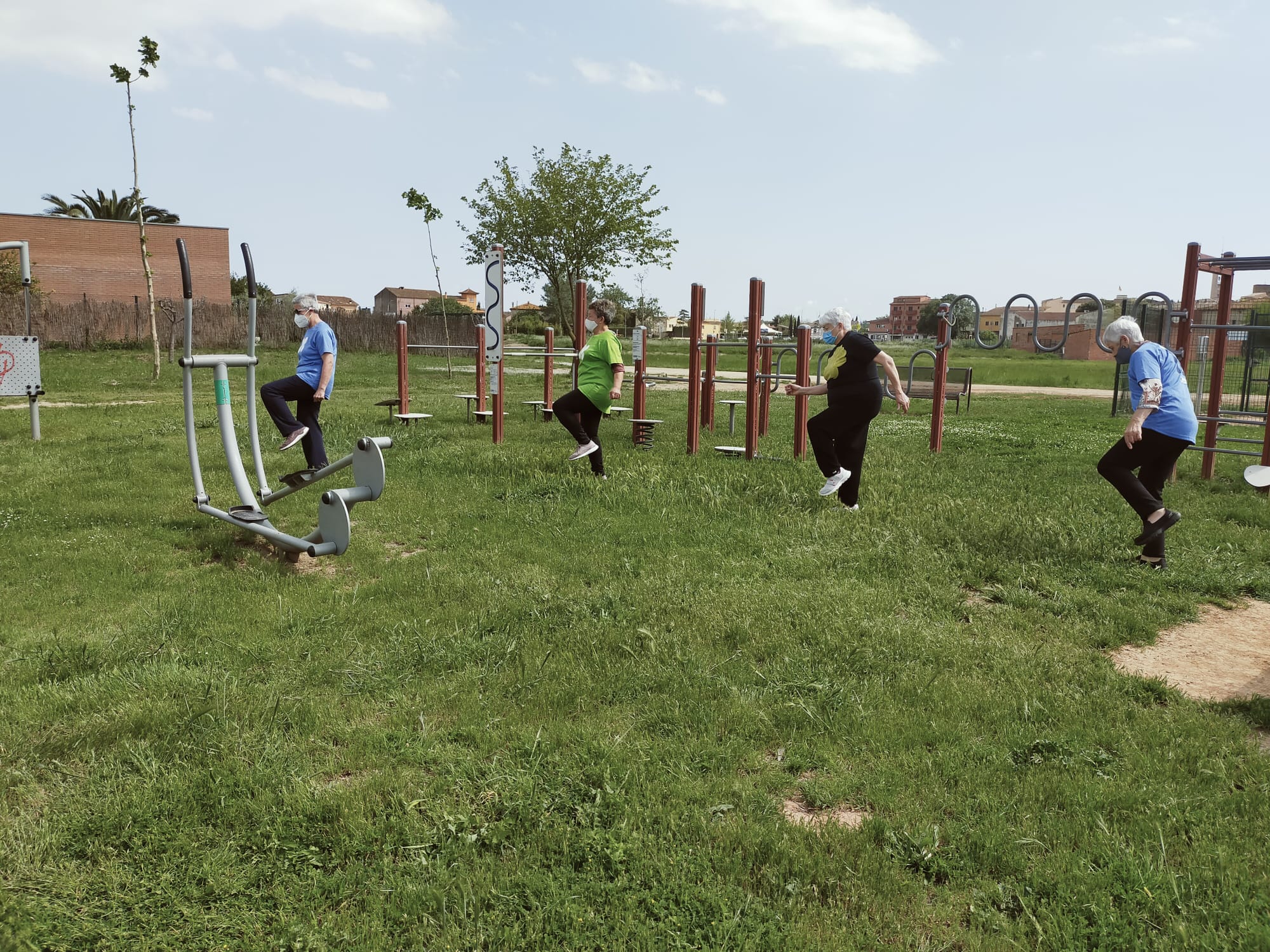 Sessió d'exercici físic a Verges