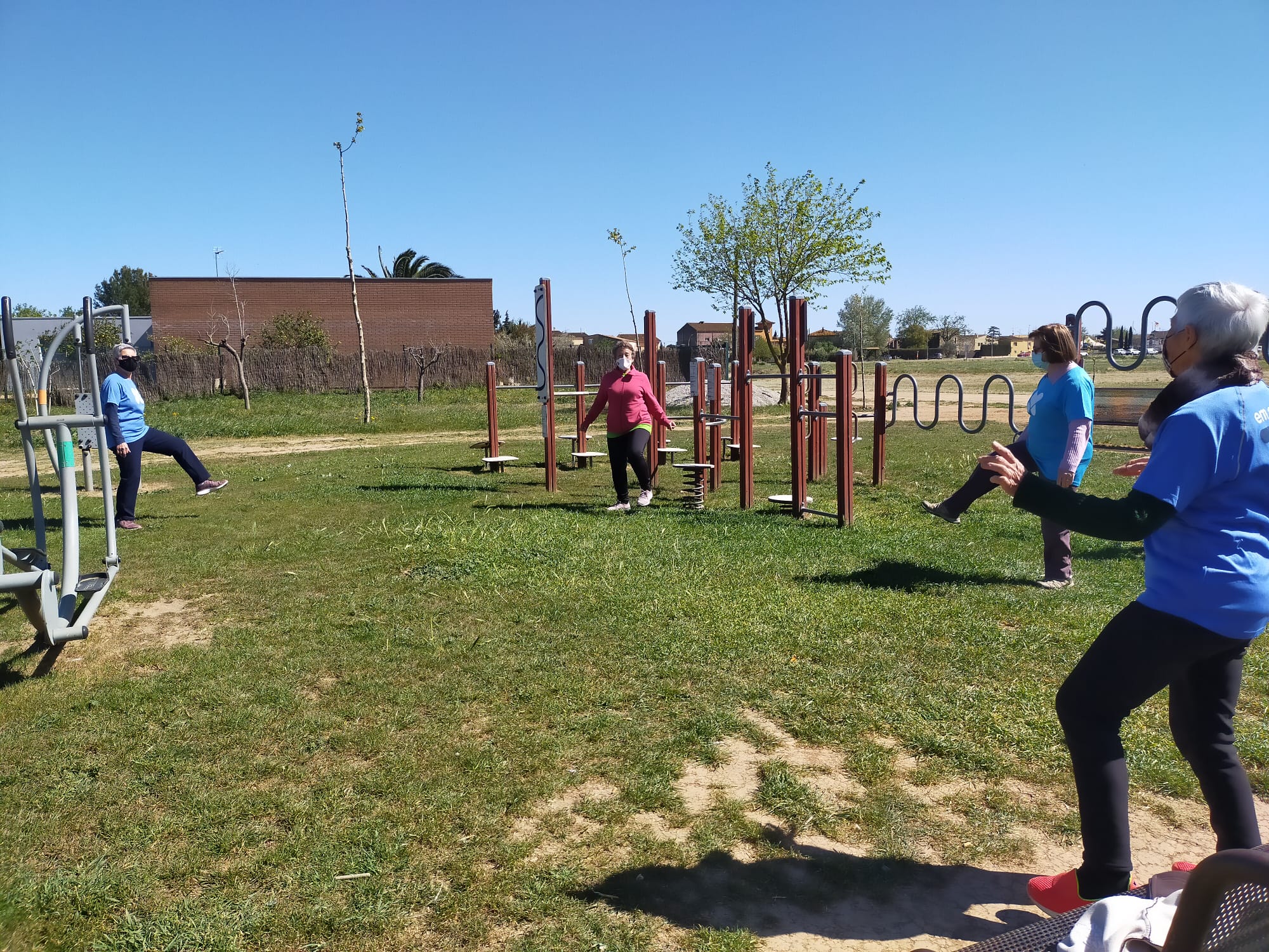 Sessió d'exercici físic a Verges