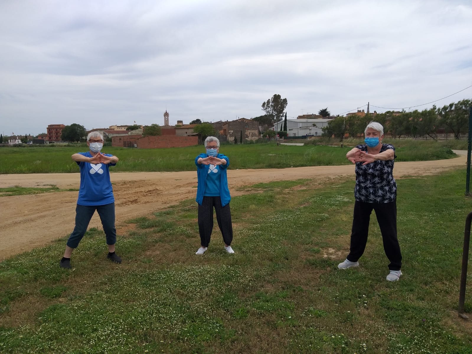 Sessió d'exercici físic a Verges