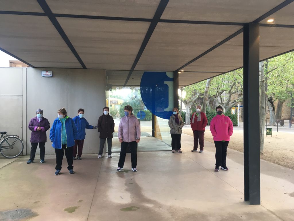 Sessió d'activitat físic a Vilabertran