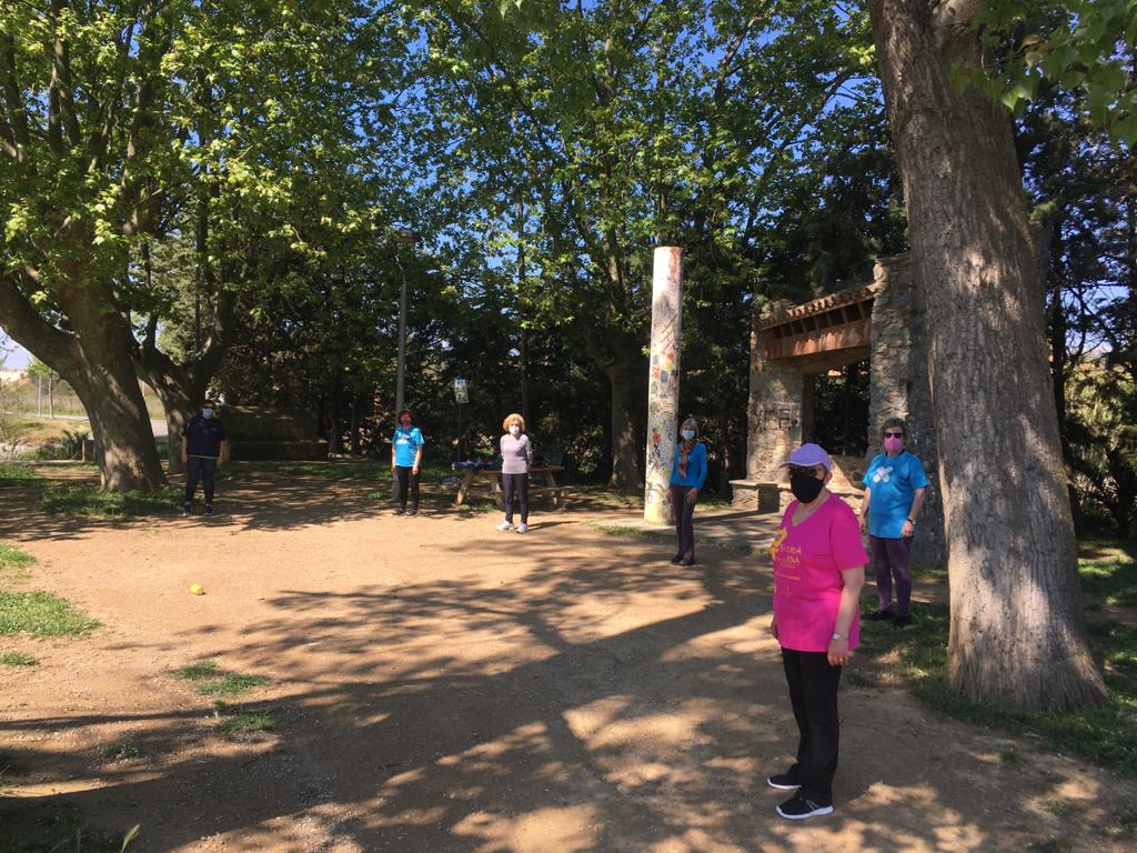 Sessió d'exercici físic a Vilajuïga