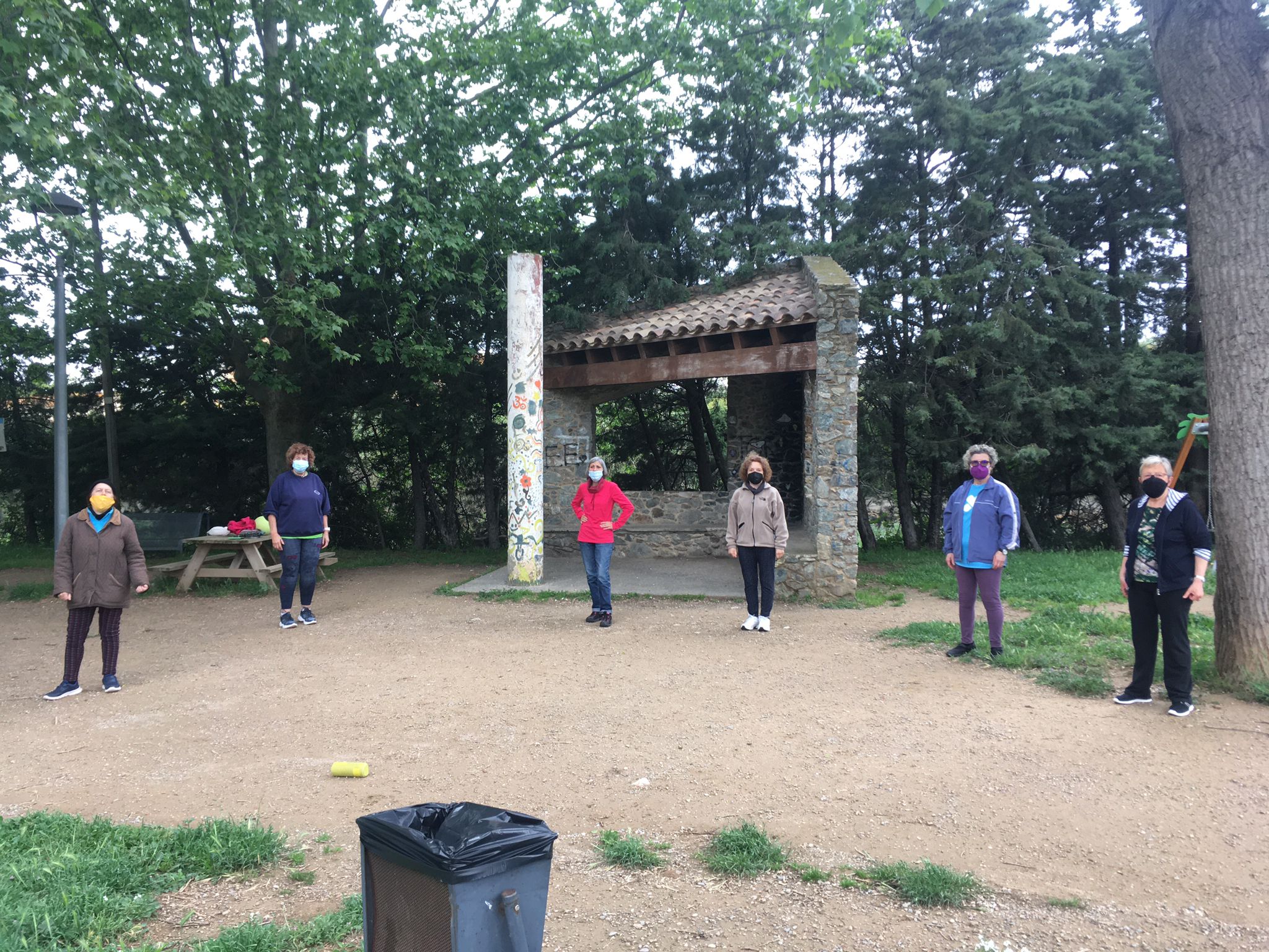 Sessió d'exercici físic a Vilajuïga