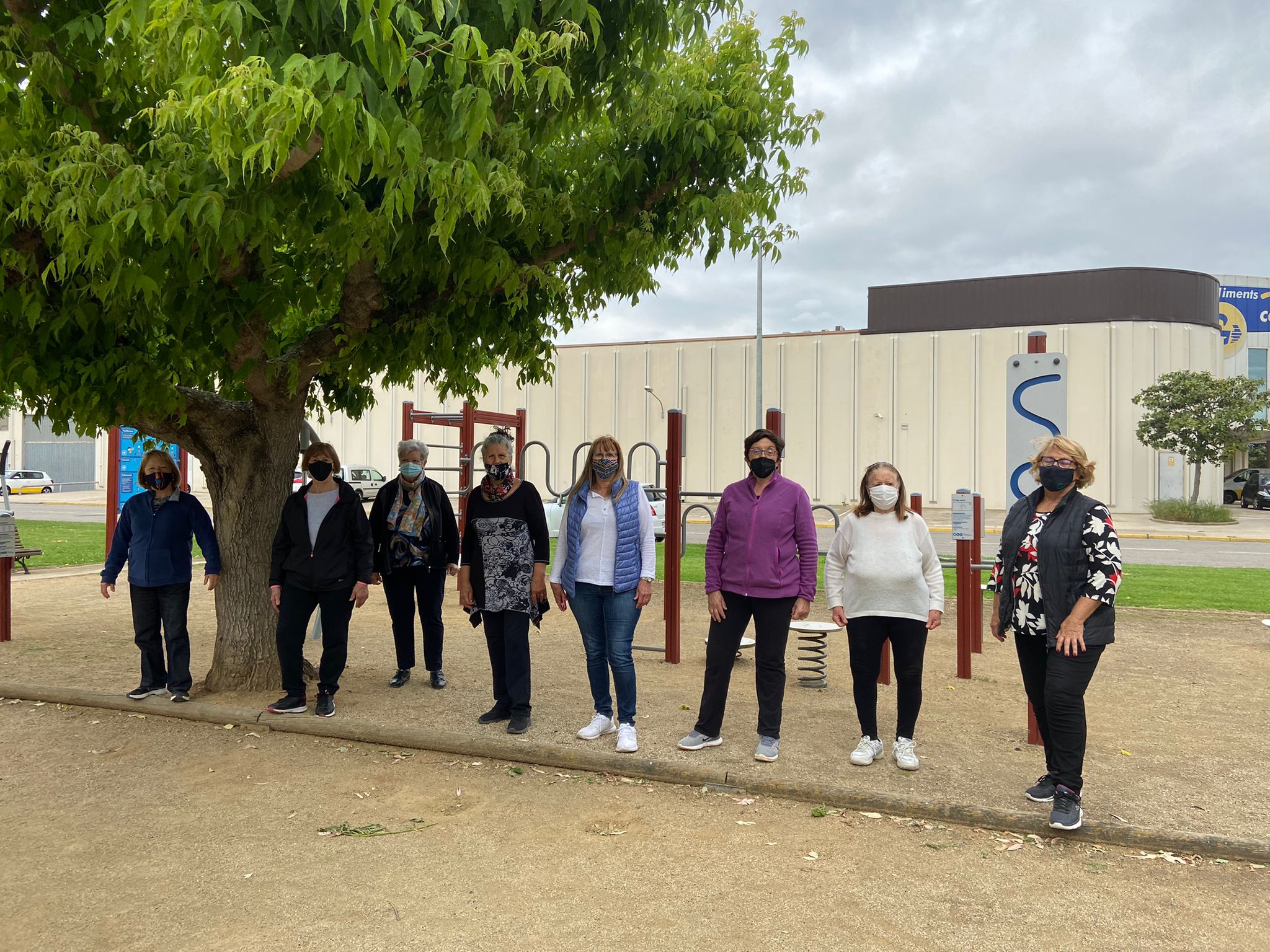 Sessió d'exercici físic a Vilamalla