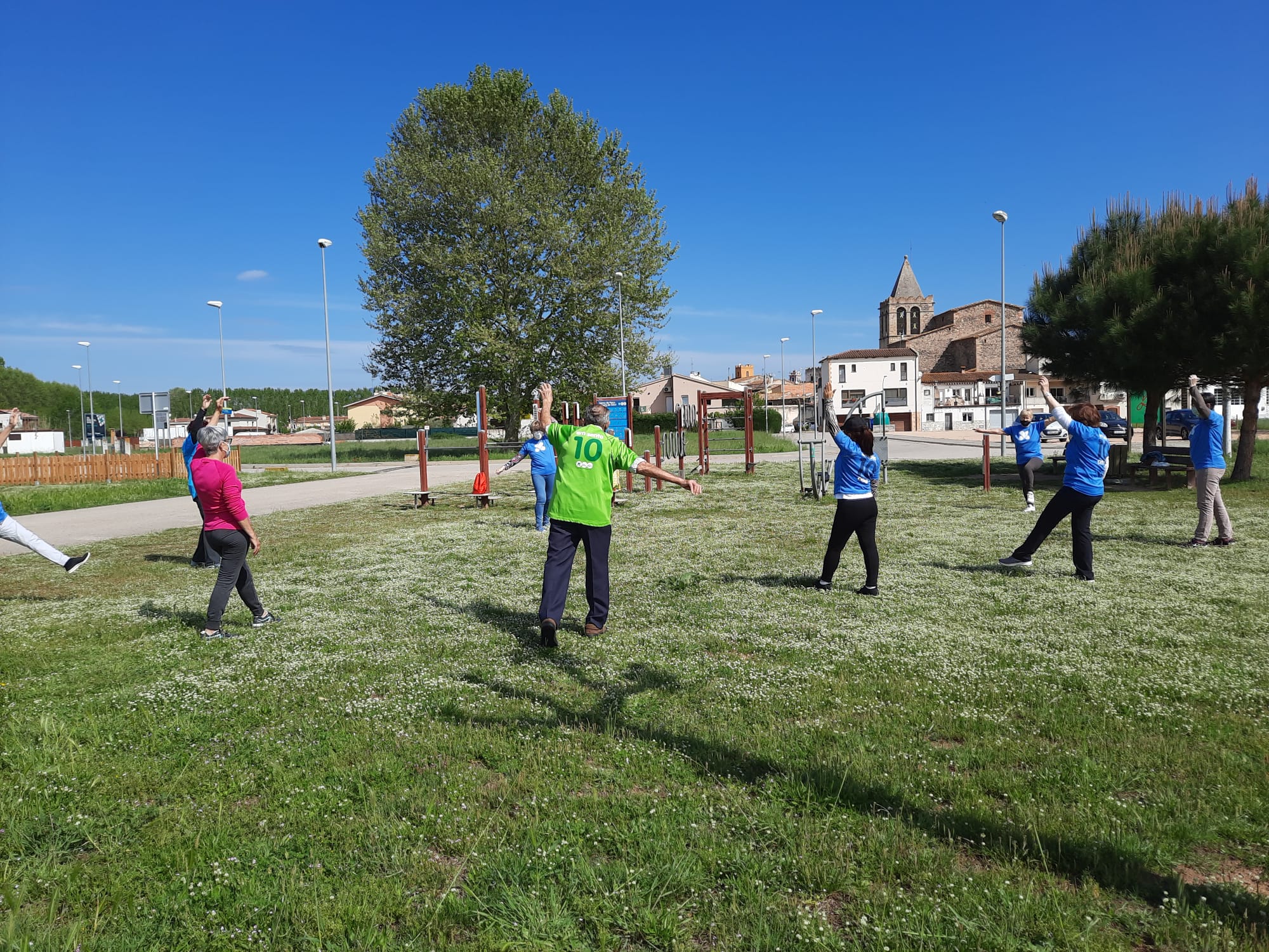 Sessió d'exercici físic Riudarenes 