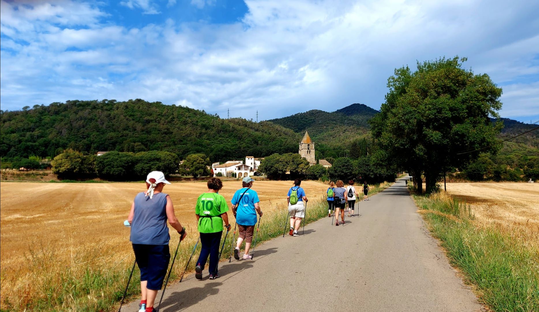 Marxa nòrdica a  Sant Gregori
