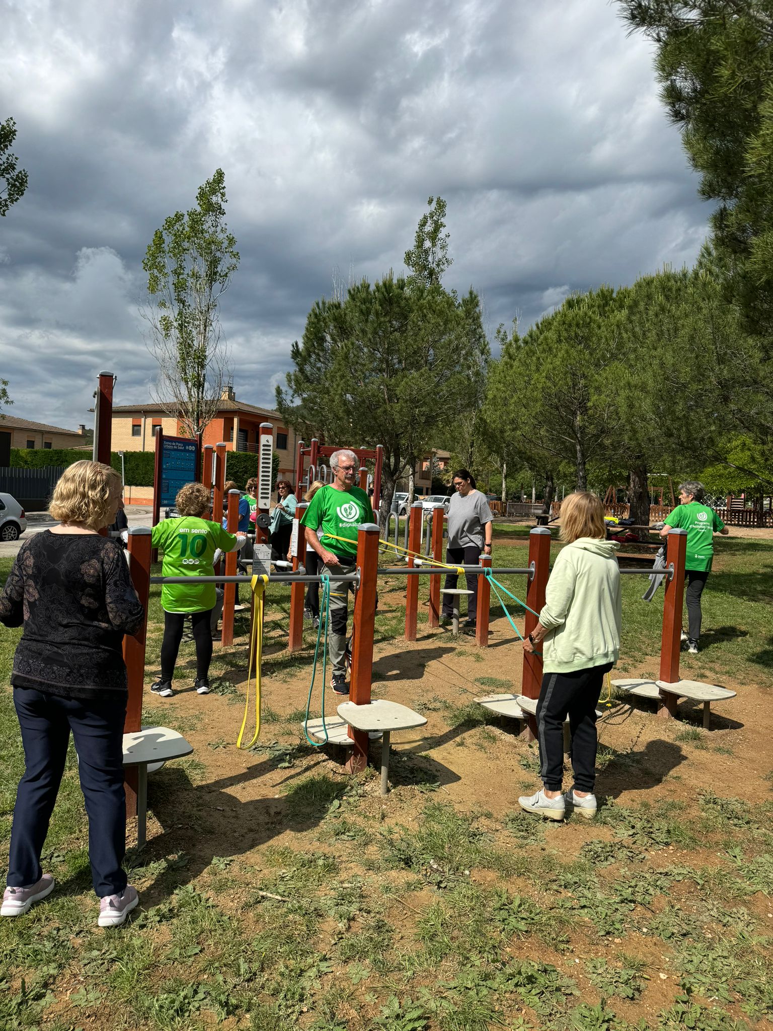Sessió d'exercicis a Sant Julià