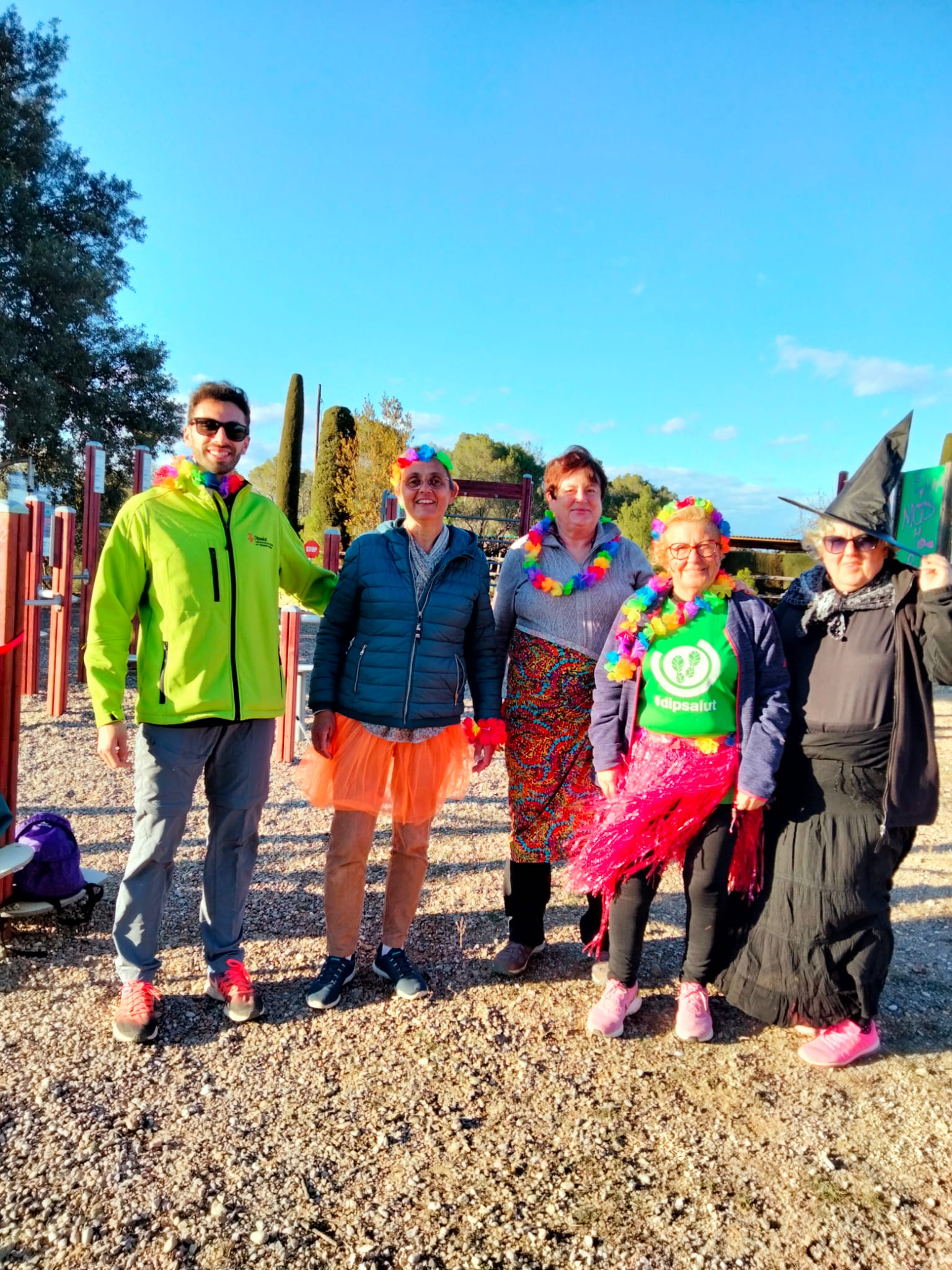 Sessió festiva al parc de salut